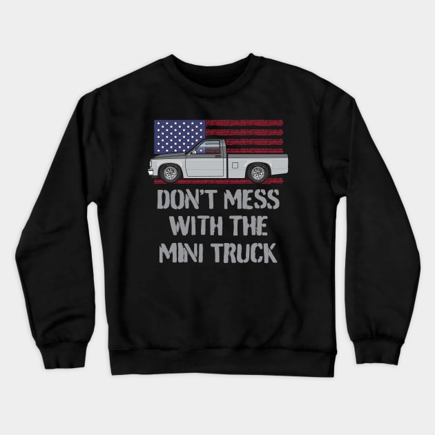 Don't Mess Grey Crewneck Sweatshirt by JRCustoms44